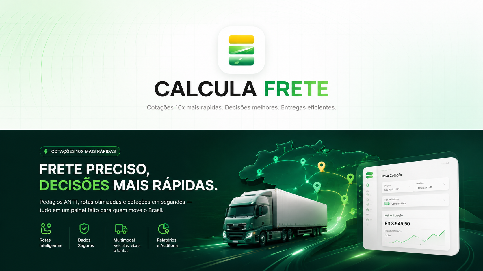 Tela do CalculaFrete